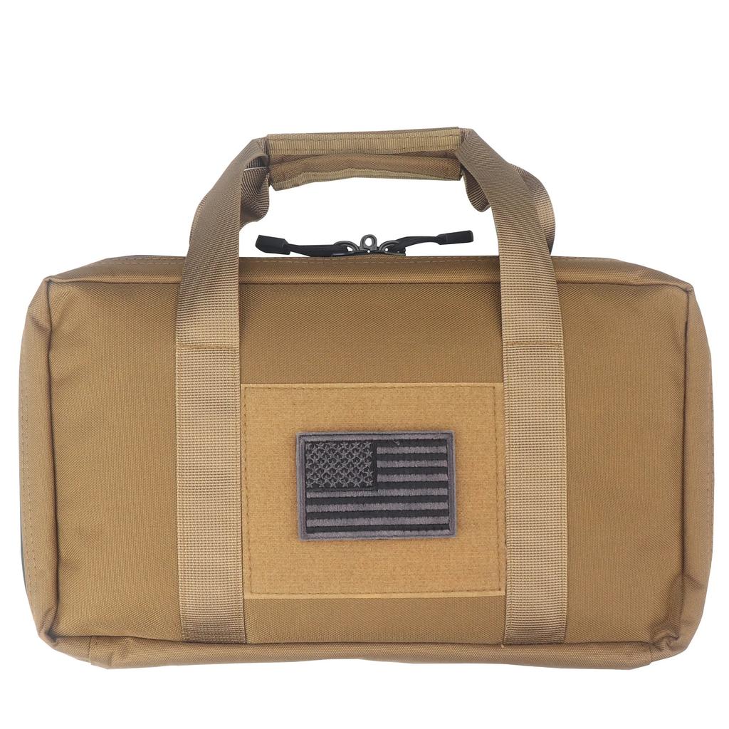 Tactical MOLLE Pistol Gun Bag Case for Glock 17 khaki by HitMyNeed