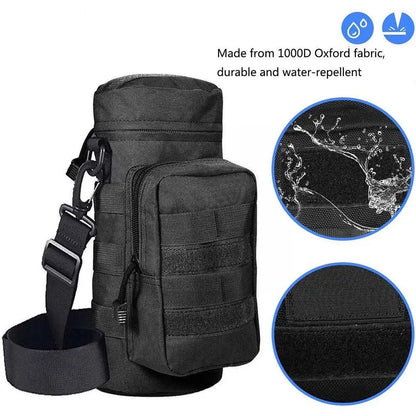 Tactical MOLLE Water Bottle Holder with Strap by HitMyNeed