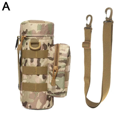 Tactical MOLLE Water Bottle Holder with Strap a by HitMyNeed