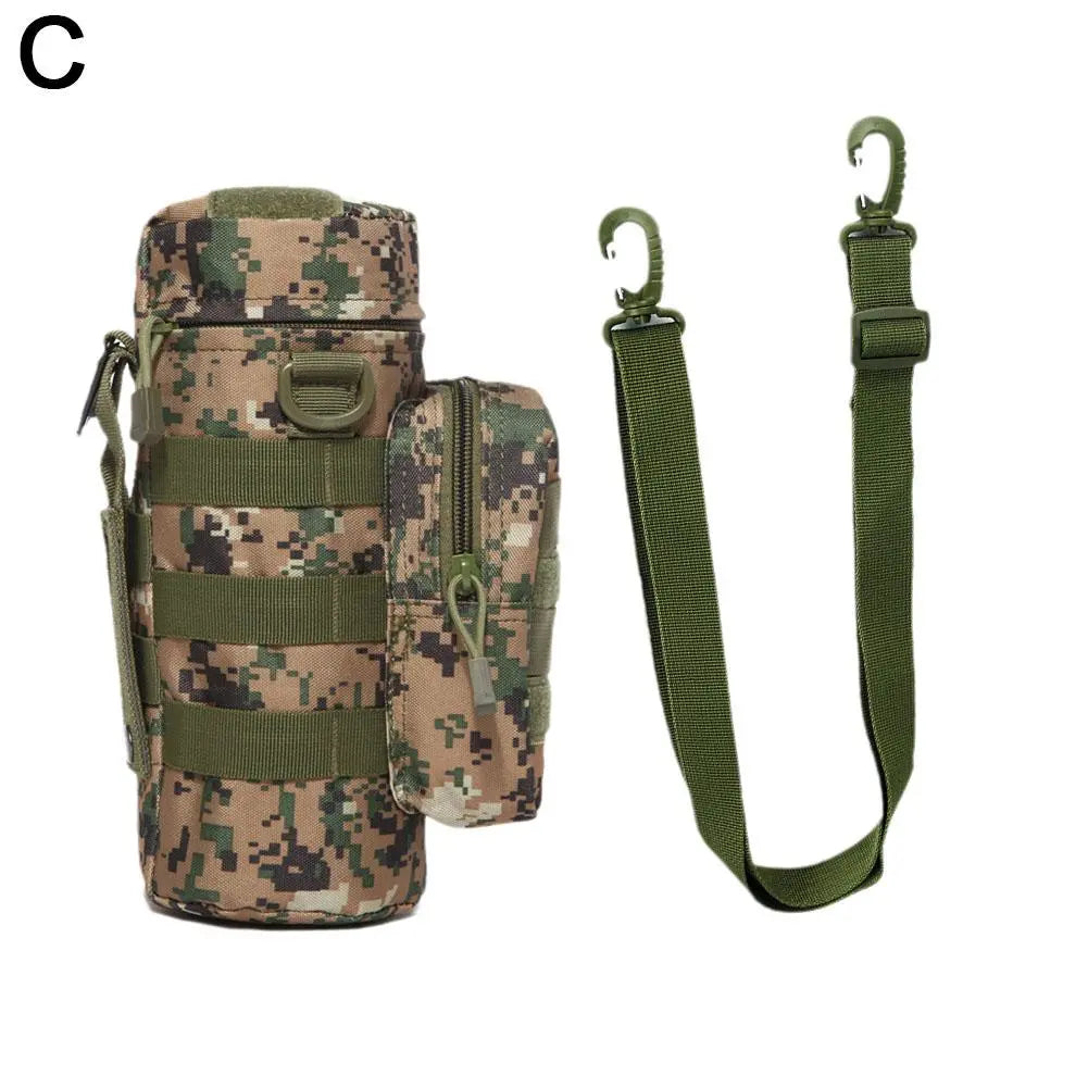 Tactical MOLLE Water Bottle Holder with Strap c by HitMyNeed