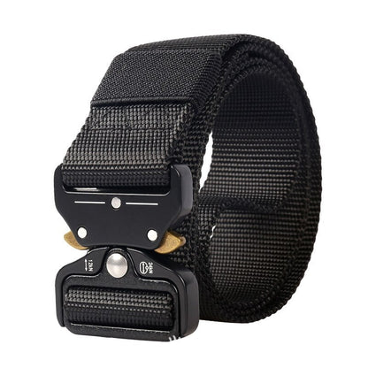 Tactical Nylon Canvas Belt with Snake Eye Buckle style-2 by HitMyNeed