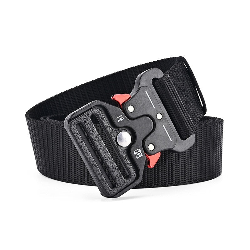 Tactical Nylon Canvas Belt with Snake Eye Buckle style-5 by HitMyNeed