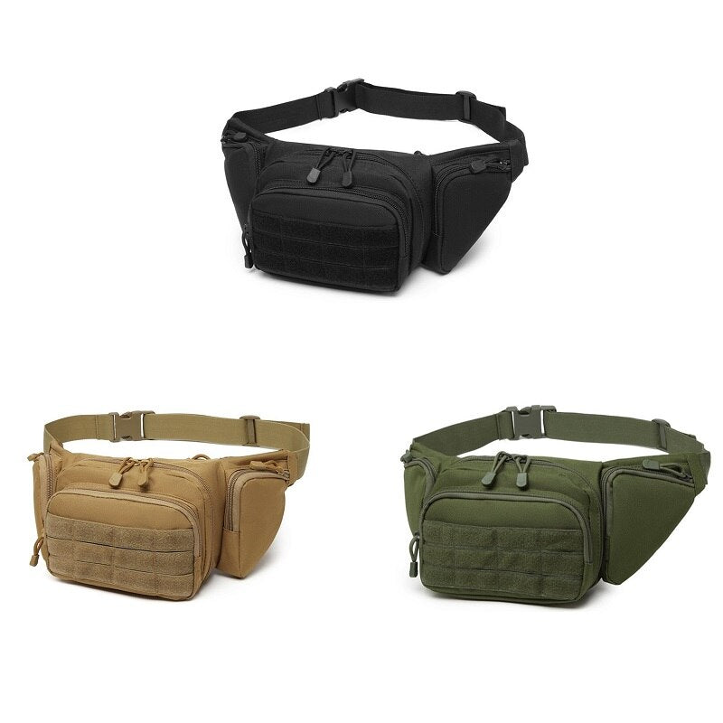 Tactical Nylon Waist Pack for Hiking & Airsoft by HitMyNeed