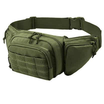 Tactical Nylon Waist Pack with Phone & Gear Pockets green by HitMyNeed