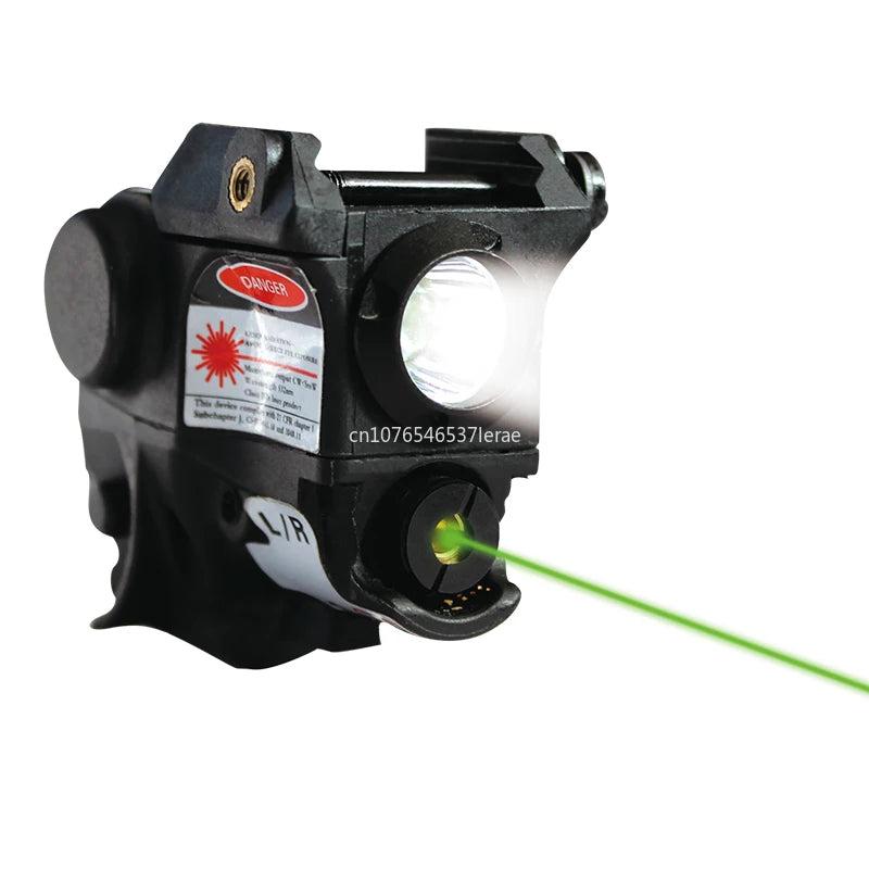 Tactical Pistol Light with Green/Red Laser for G2C PX4 green-laser by HitMyNeed