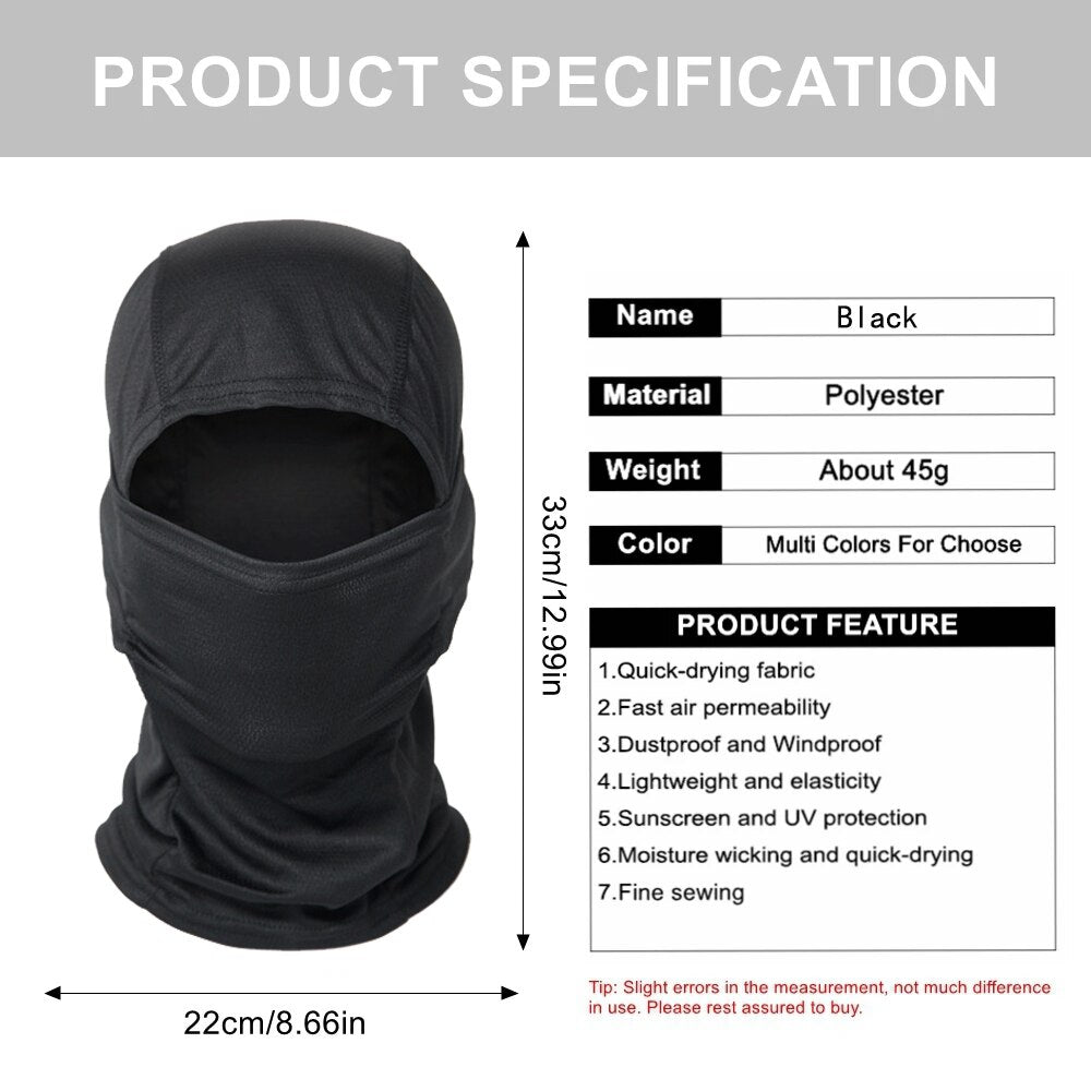 Tactical Windproof Balaclava Full Face Mask by HitMyNeed