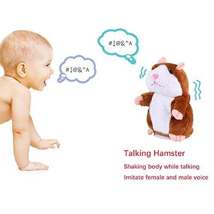 Talking Hamster Plush Toy That Repeats What You Say by HitMyNeed
