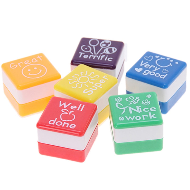 Teacher Feedback Stamps Set of 6 by HitMyNeed
