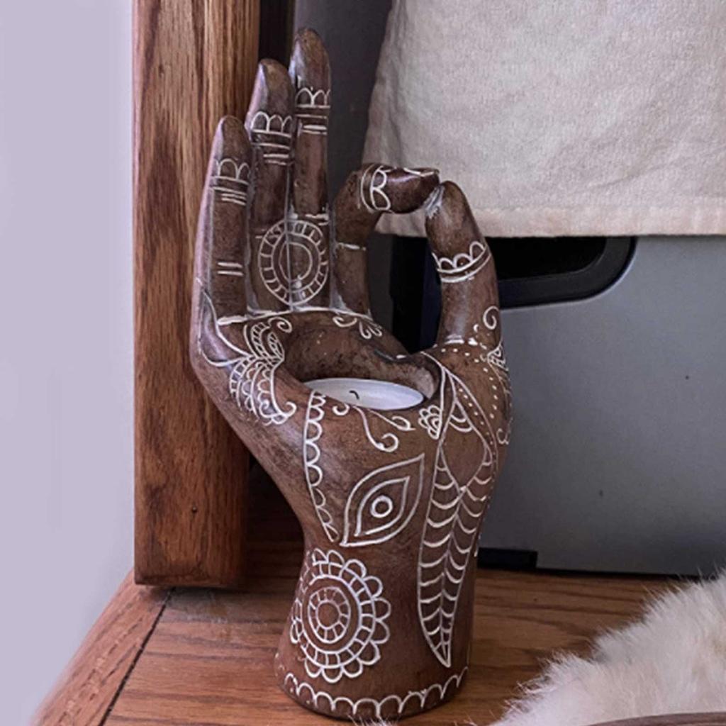 Tealight Candle Hand Holder for Meditation by HitMyNeed