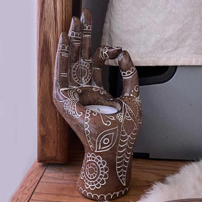 Tealight Candle Hand Holder for Meditation by HitMyNeed