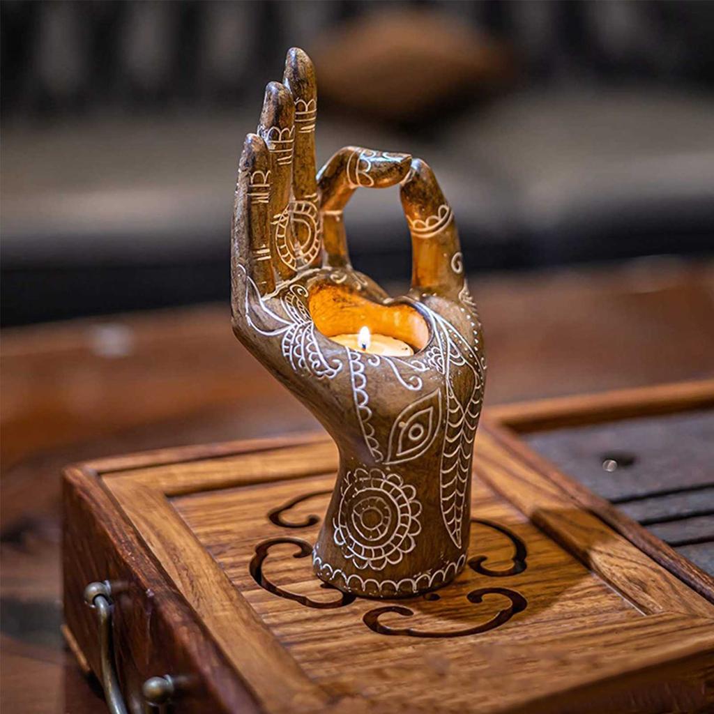 Tealight Candle Hand Holder for Meditation by HitMyNeed