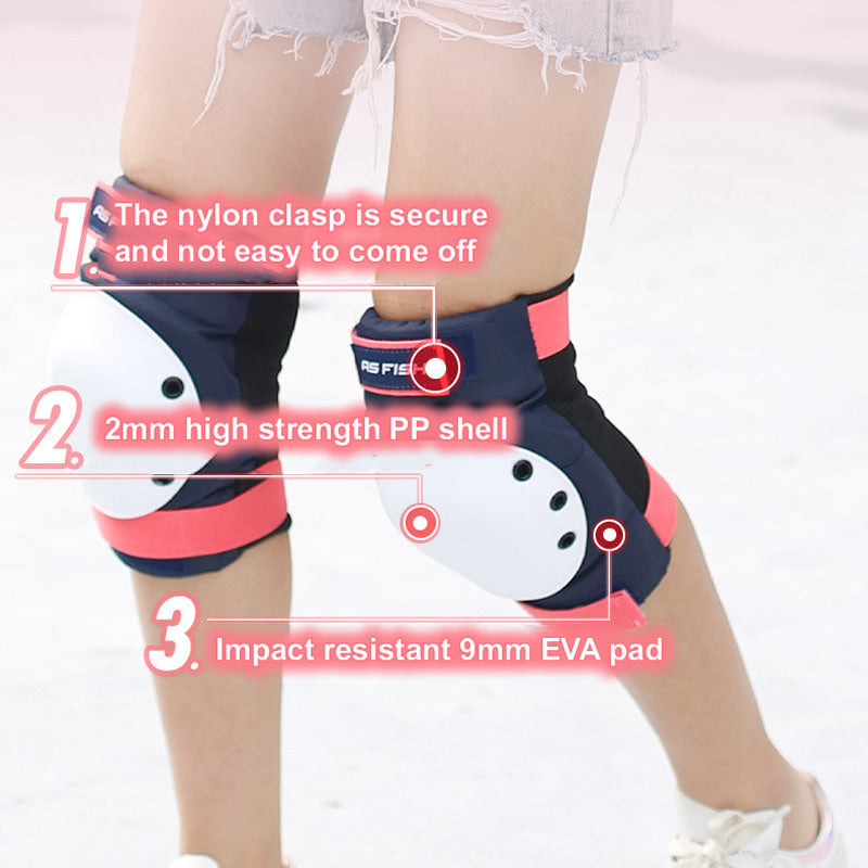 Teen & Adult Helmet with Knee, Elbow & Wrist Pads Set by HitMyNeed
