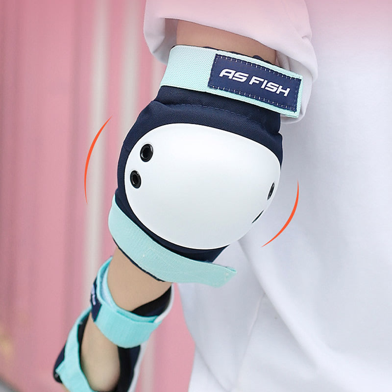 Teen & Adult Helmet with Knee, Elbow & Wrist Pads Set by HitMyNeed