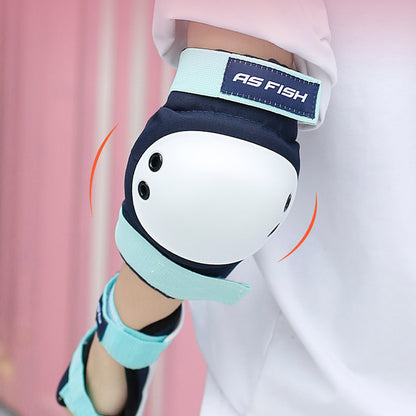 Teen & Adult Helmet with Knee, Elbow & Wrist Pads Set by HitMyNeed
