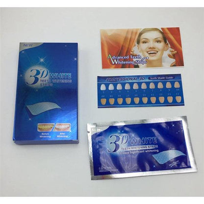 Teeth Whitening Strips with Oral Gel, 14 Treatments by HitMyNeed