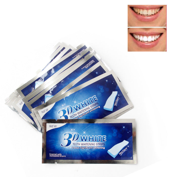 Teeth Whitening Strips with Oral Gel, 14 Treatments by HitMyNeed