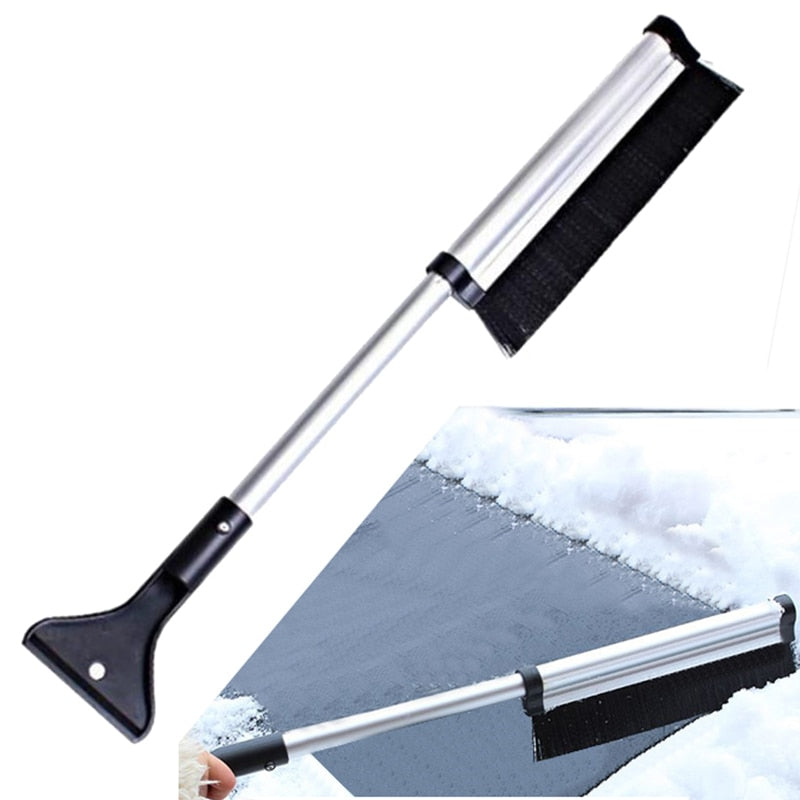 Telescopic Car Snow Brush with Ice Scraper by HitMyNeed