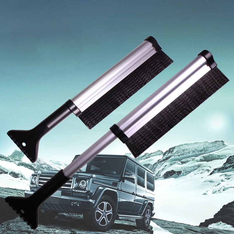 Telescopic Car Snow Brush with Ice Scraper by HitMyNeed