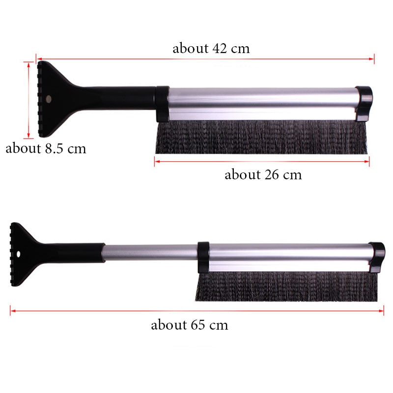 Telescopic Car Snow Brush with Ice Scraper by HitMyNeed
