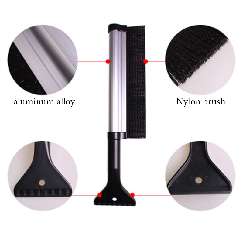 Telescopic Car Snow Brush with Ice Scraper by HitMyNeed
