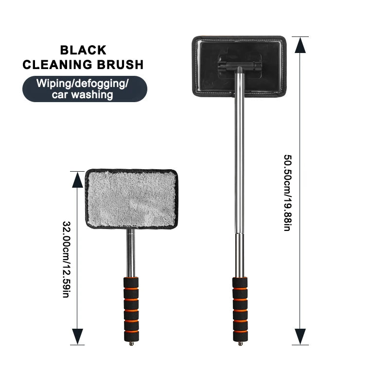Telescopic Car Windshield & Glass Cleaning Brush black by HitMyNeed