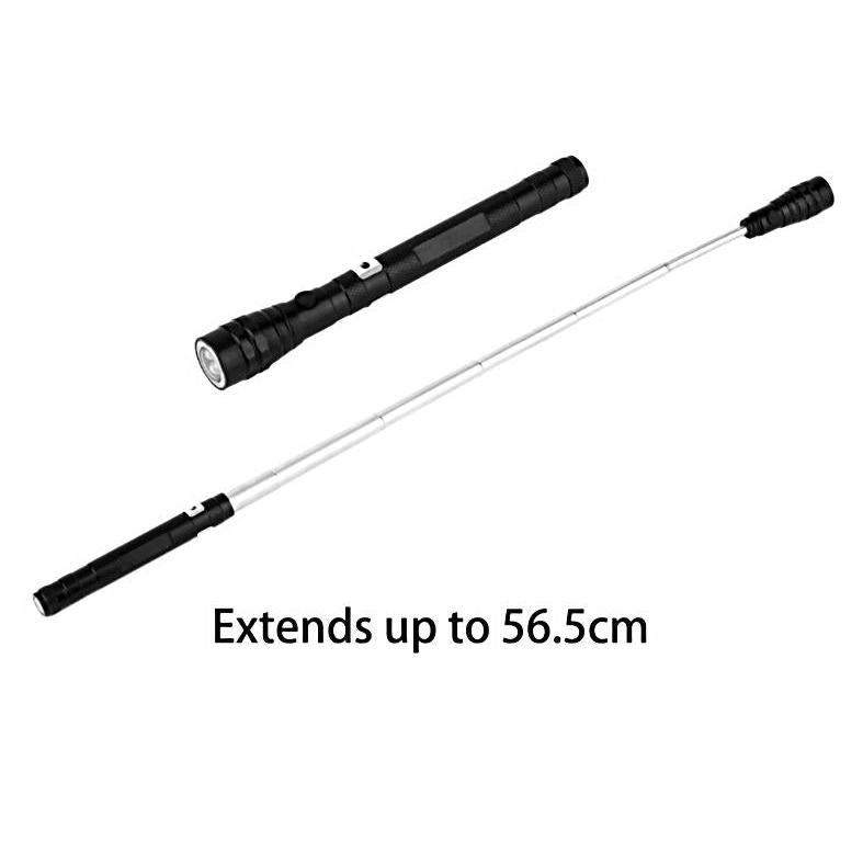 Telescopic Flex-Head LED Flashlight 56.5cm Reach by HitMyNeed