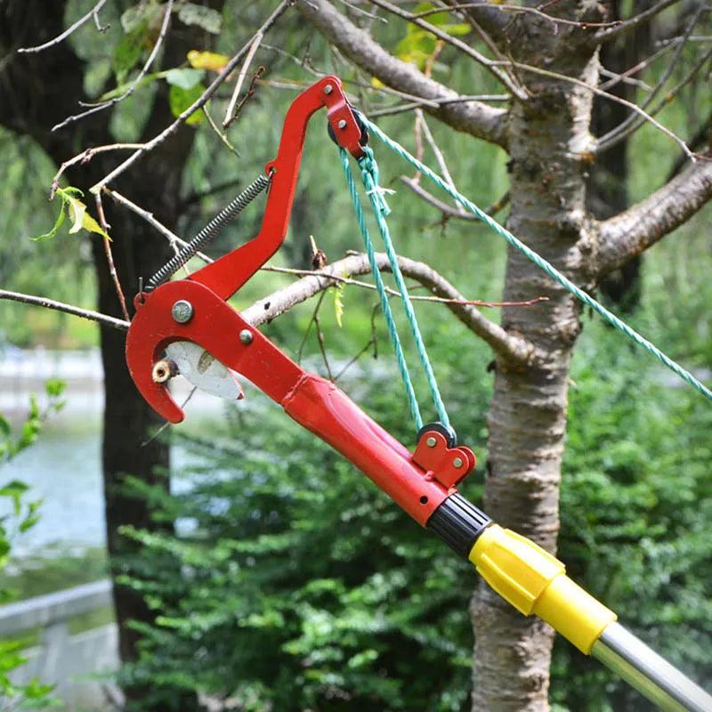 Telescopic Fruit Picker & High-Reach Pruning Shears Head by HitMyNeed