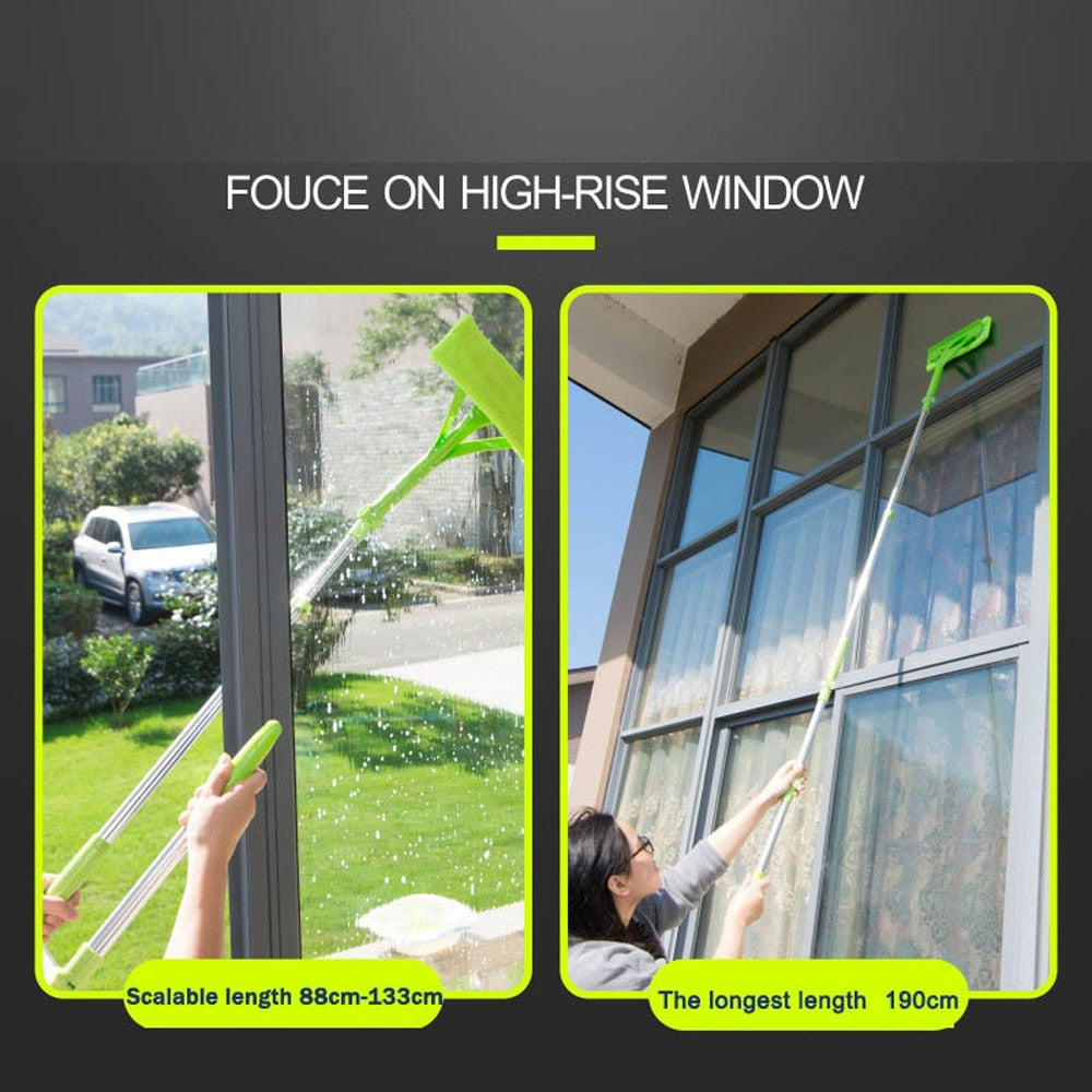 Telescopic Glass Wiper Window & Ceiling Cleaner by HitMyNeed