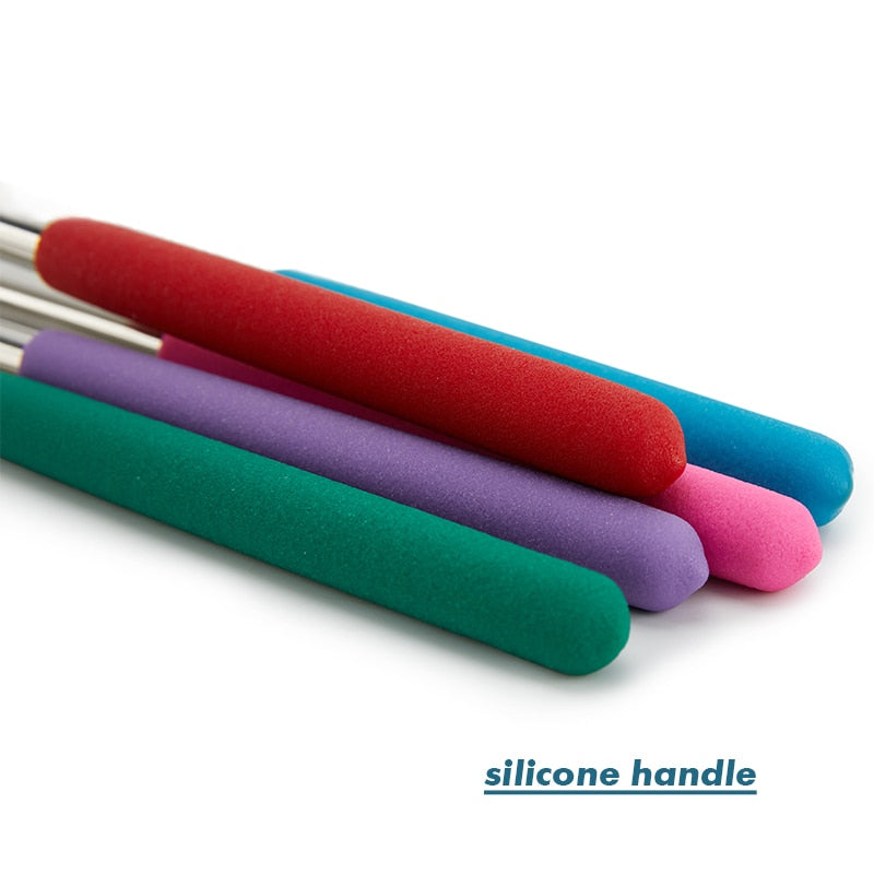 Telescopic Metal Back Scratcher with Silicone Grip by HitMyNeed