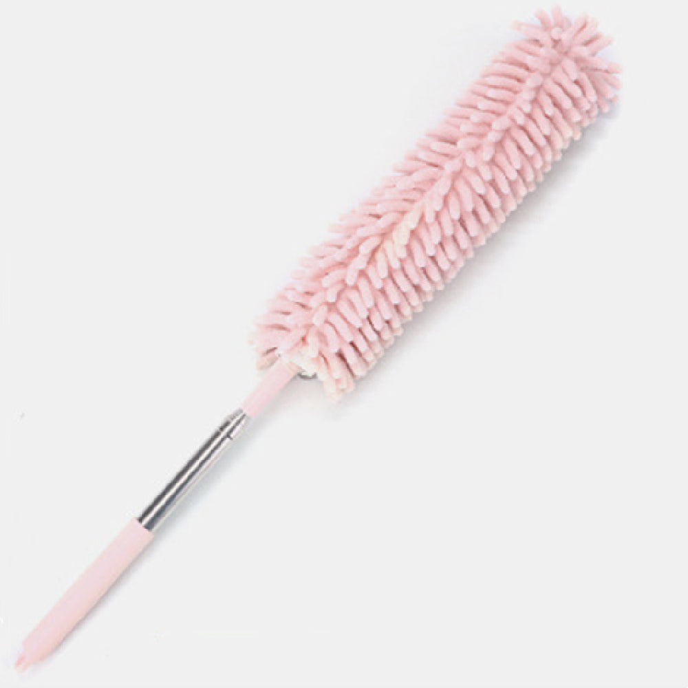 Telescopic Microfiber Duster for High Reach Cleaning pink by HitMyNeed