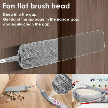 Telescopic Microfiber Duster Set with Bendable Heads by HitMyNeed