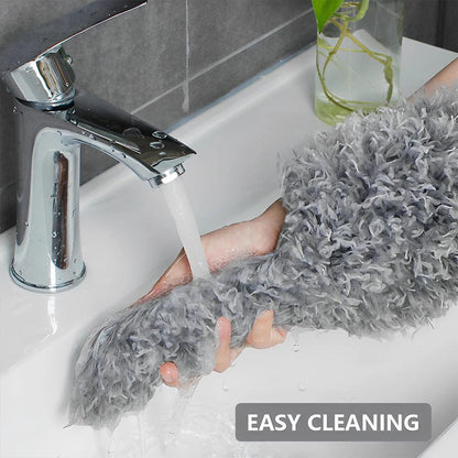 Telescopic Microfiber Duster Set with Bendable Heads by HitMyNeed
