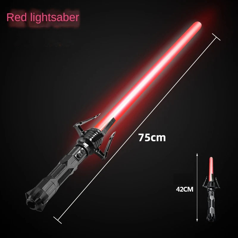 Telescopic RGB Light Saber 75cm 2-in-1 with Sound by HitMyNeed