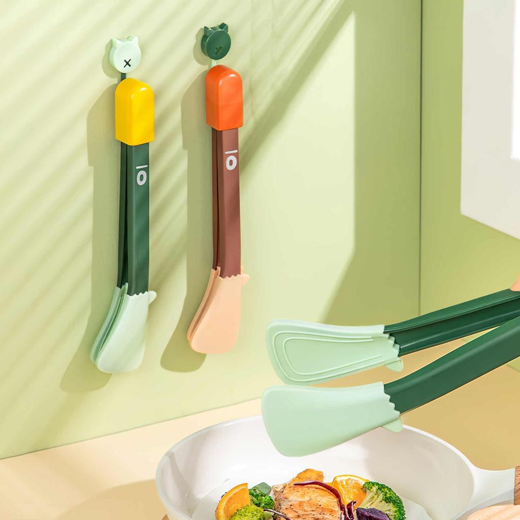 Telescopic Silicone Cooking Tongs with Lock by HitMyNeed