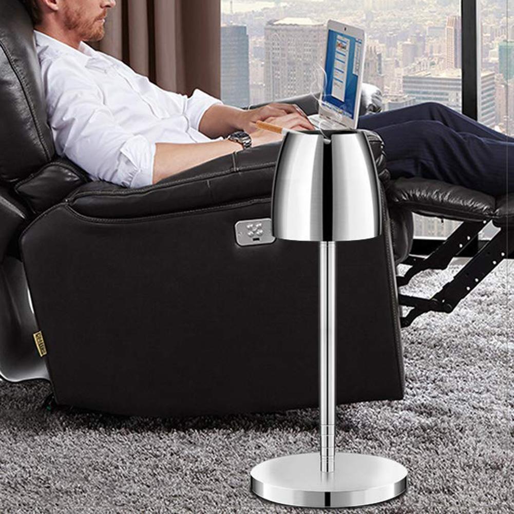 Telescopic Stainless Steel Standing Ashtray by HitMyNeed