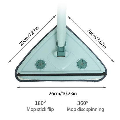 Telescopic Triangle Cleaning Mop with 360° Head by HitMyNeed