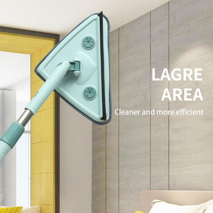 Telescopic Triangle Cleaning Mop with 360° Head by HitMyNeed