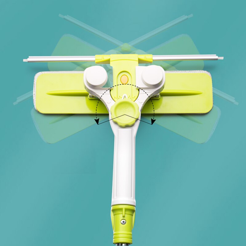 Telescopic U-Shaped Window Cleaner with Scraper by HitMyNeed