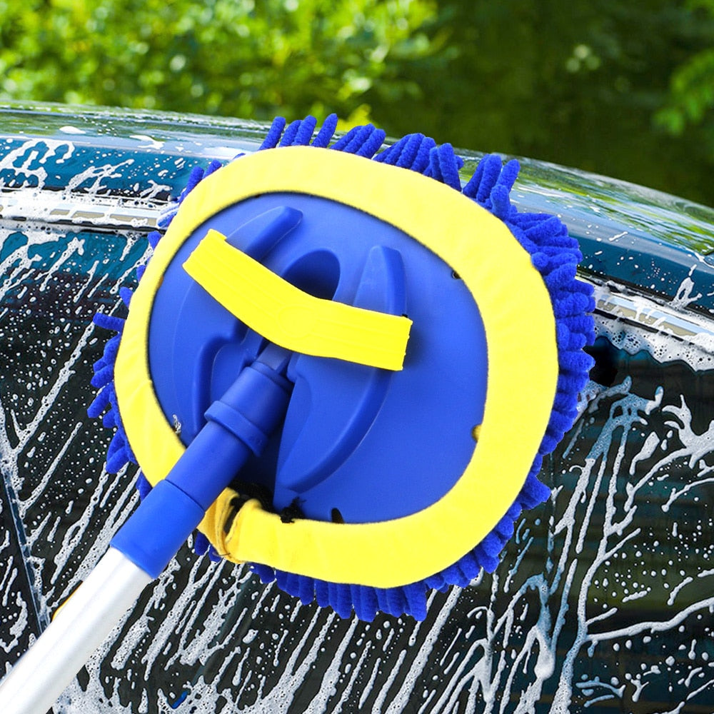 Telescoping Car Wash Mop with Chenille Head by HitMyNeed