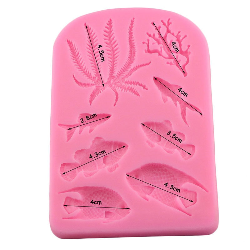 Temperature Resistant Fish Silicone Mold by HitMyNeed