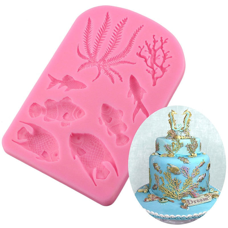 Temperature Resistant Fish Silicone Mold by HitMyNeed