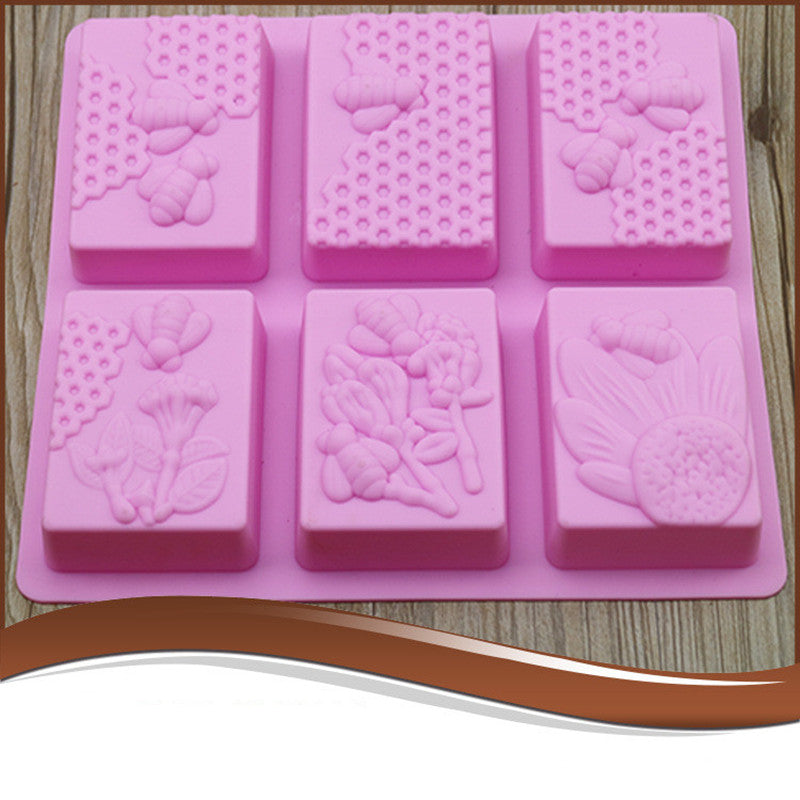 Temperature Safe 3D Silicone Bee Soap Mold by HitMyNeed