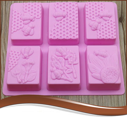 Temperature Safe 3D Silicone Bee Soap Mold by HitMyNeed