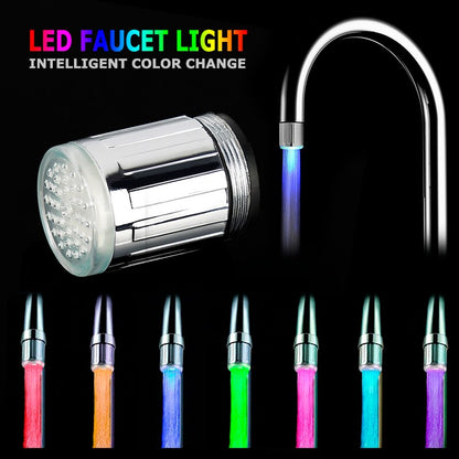 Temperature-Sensitive LED Faucet Light by HitMyNeed