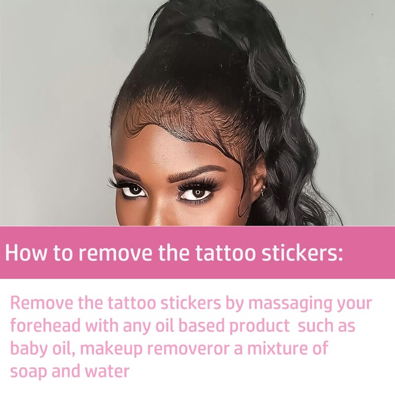 Temporary Baby Hair Tattoo Set (10 Sheets) by HitMyNeed