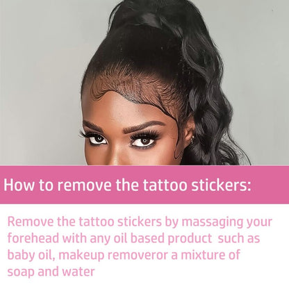 Temporary Baby Hair Tattoo Set (10 Sheets) by HitMyNeed