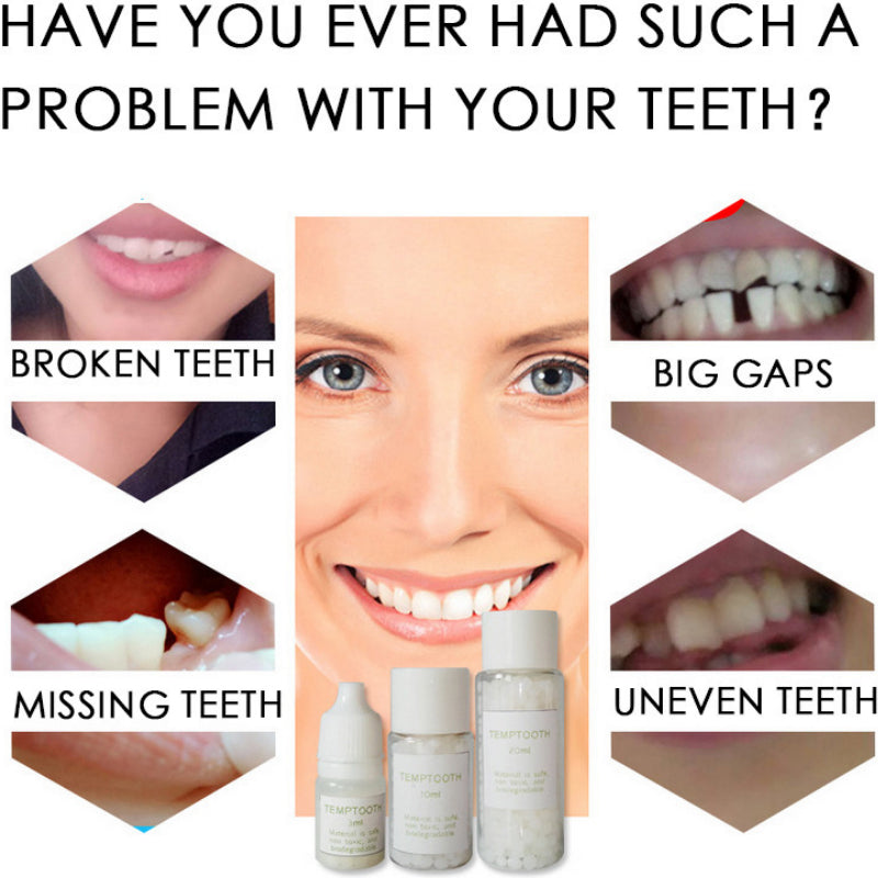 Temporary Fake Tooth Repair & Filling Bead Kit by HitMyNeed