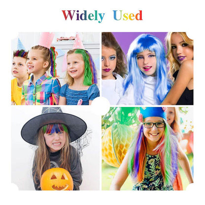 Temporary Hair Chalk Color Set, 6 Bright Shades by HitMyNeed