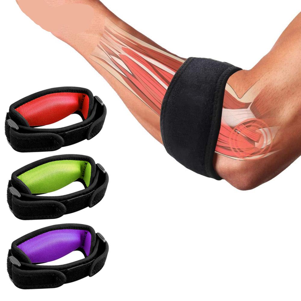 Tennis Elbow Brace with Compression Pad Support by HitMyNeed