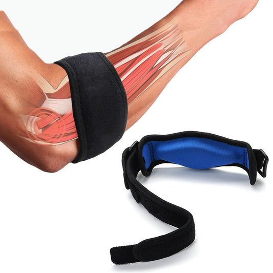 Tennis Elbow Strap with Gel Pad Support by HitMyNeed